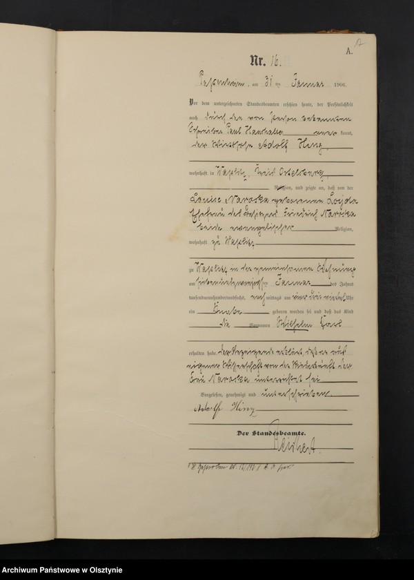 image.from.unit.number "Geburts-Haupt-Register Nr 1 - 211"