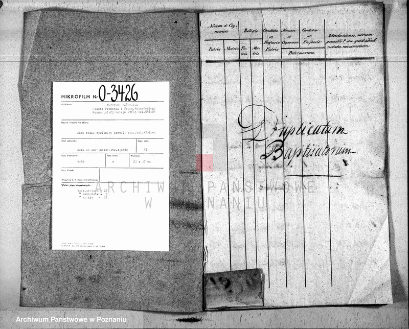 Obraz 2 z jednostki "Liber baptisatorum, copulatorum u. mortuorum"