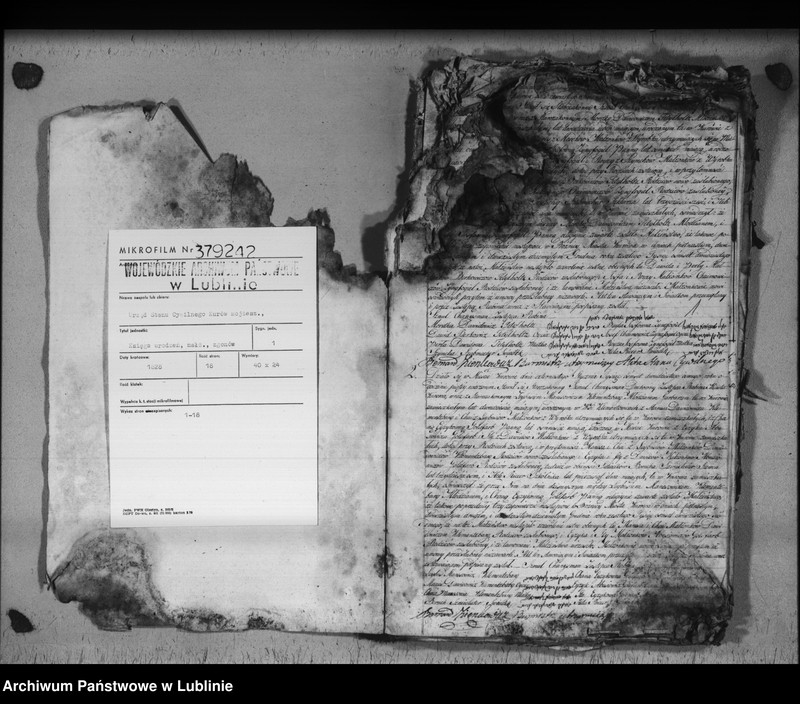 Obraz 3 z jednostki "Księga urodzeń, małżeństw i zgonów"