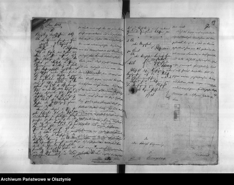 image.from.unit.number "Disciplinar-Untersuchung gegen den Gemeinde-Einnehmer Jaguet [Eduard] zu Passenheim"