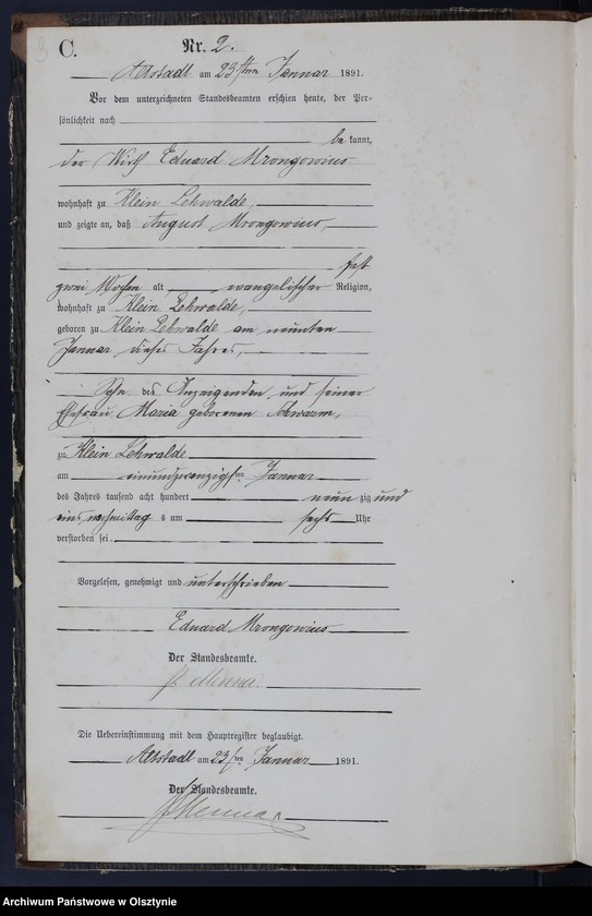 image.from.unit.number "Sterbe-Neben-Register Nr 1 - 43"