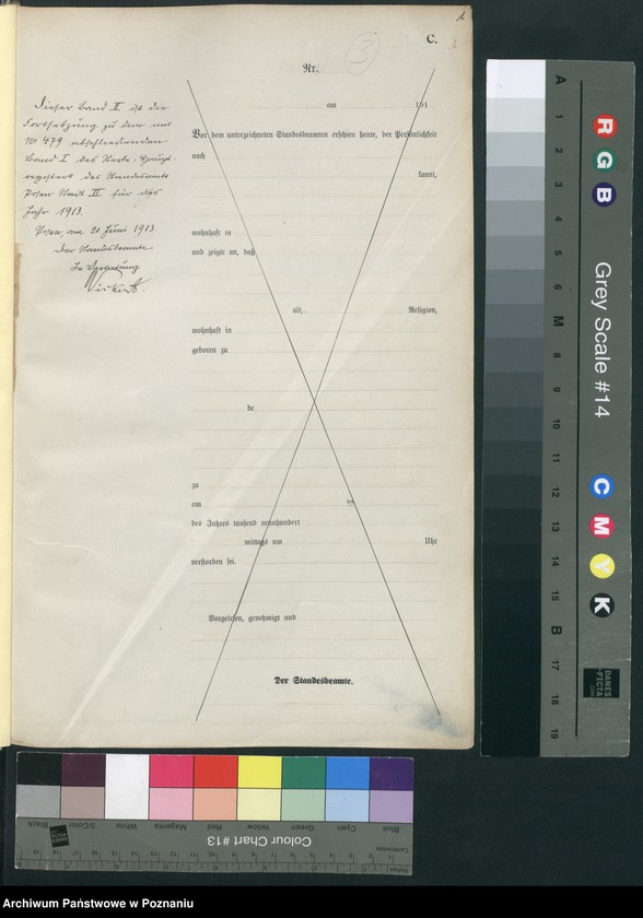 Obraz 3 z jednostki "Księga miejscowa zgonów tom II [Rejestr główny zgonów]"