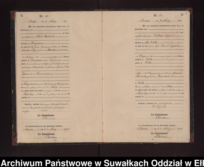 image.from.unit.number "Sterbe-Neben-Register des Preussischen Standes-Amtes Neuhoff Kreis Loetzen"