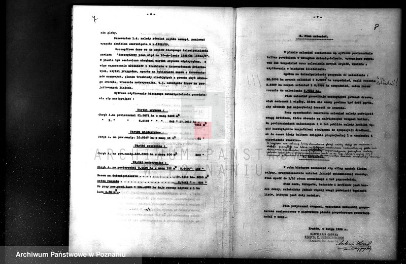 Obraz 9 z jednostki "Plan gospodarczy lasów Wydziału Wielichowo Teresy ks. Lubomirskiej na dziesięciolecie 1935/36-1944/45"