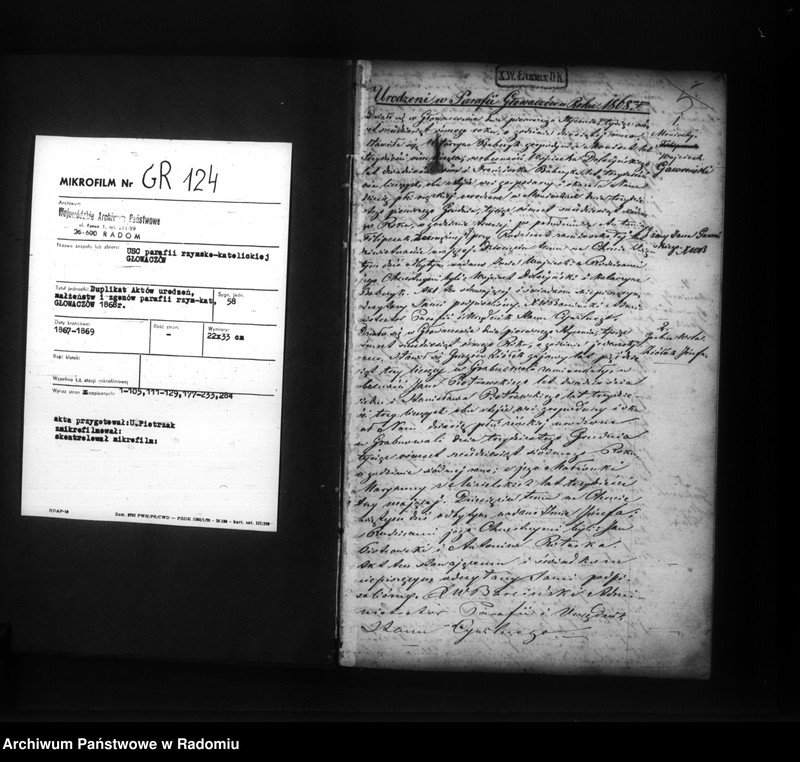image.from.unit.number "[Duplikat aktów urodzonych, zaślubionych i zmarłych parafii rzym.- kat. Głowaczów 1868 r.]"
