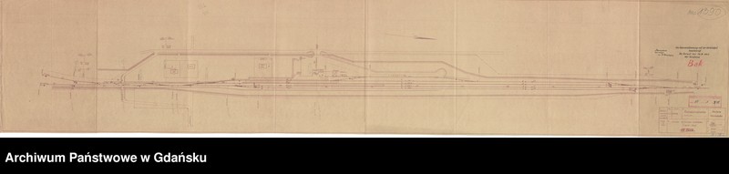 image.from.unit.number "Reichsbahndirekion Danzig. Deutsche Reichsbahn. Strecke: Gr. Neudorf - Gotenhafen. Strecke: Czersk - Bonk. Bahnhof Bonk"