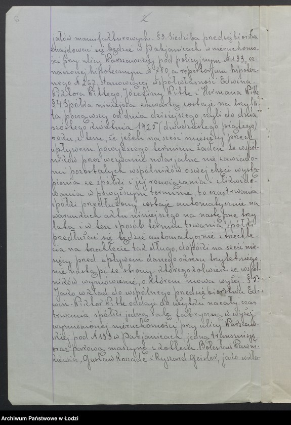 Obraz 8 z jednostki "Farbiarnia i Wykańczalnia „Ksawerów” w Pabianicach Ryszard Geisler i S-ka"