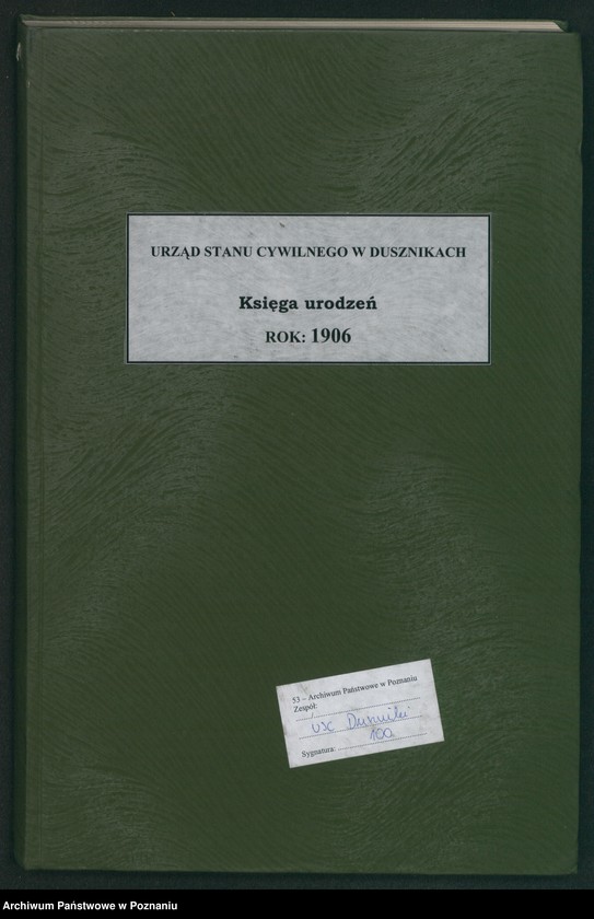Obraz 2 z jednostki "Księga urodzeń"