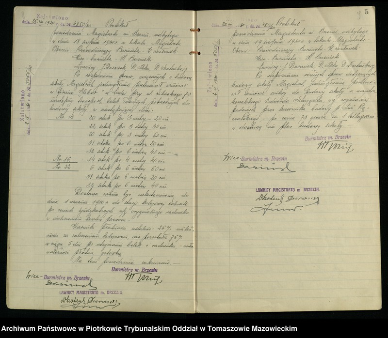 image.from.unit.number "Księga protokołów posiedzeń Magistratu [miasta] Brzezin w sprawie budowy szkoły powsz[echnej]"