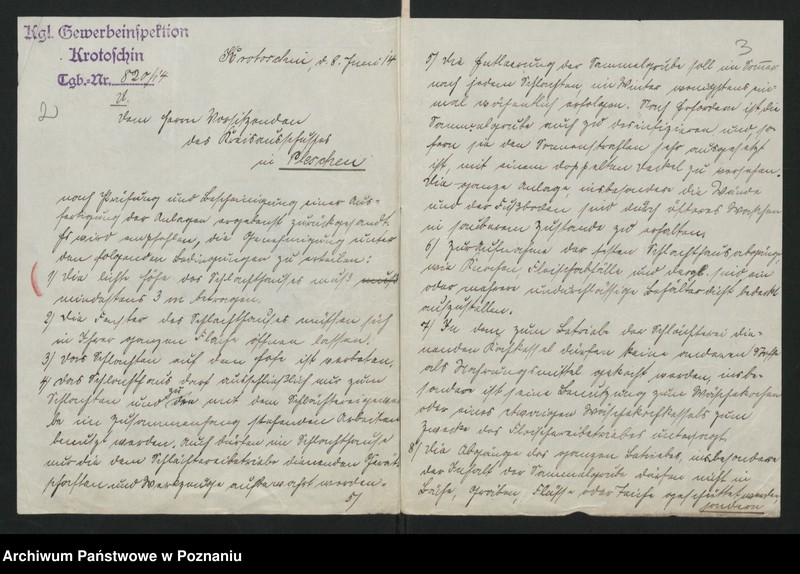 Obraz 6 z jednostki "Acta betreffen Schlächterei - Anlage in Sobotka des Bäckermeisters Simon Gogulski in Sobotka"