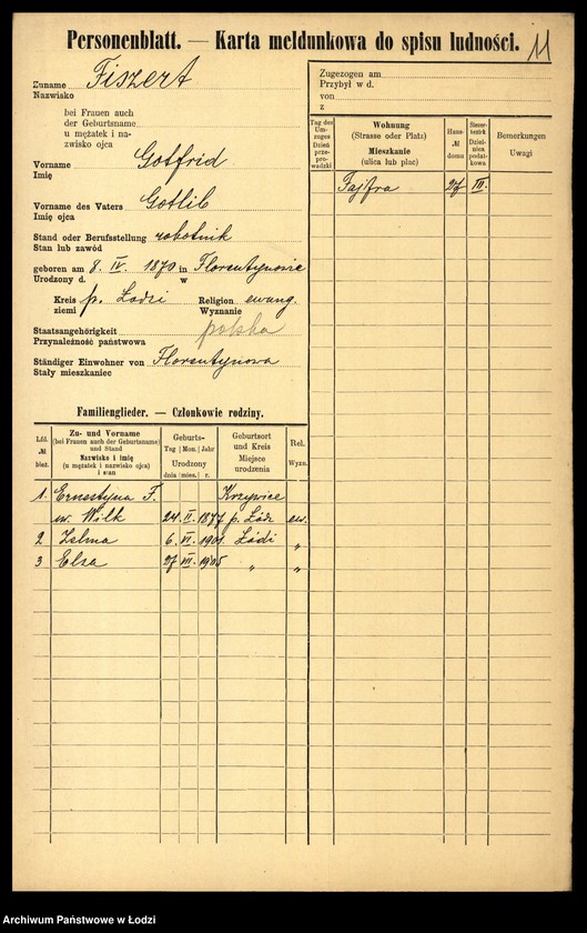 image.from.unit.number "[Spis ludności Łodzi] Fiszerman - Flaszek"