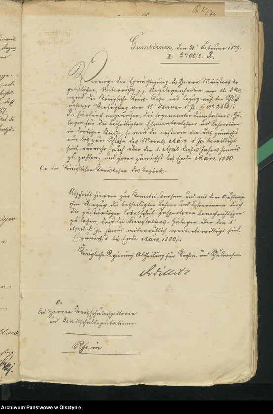image.from.unit.number "Das Städtlische Schulwesen. Der Lehrer Anstellungssachen und Personalia"