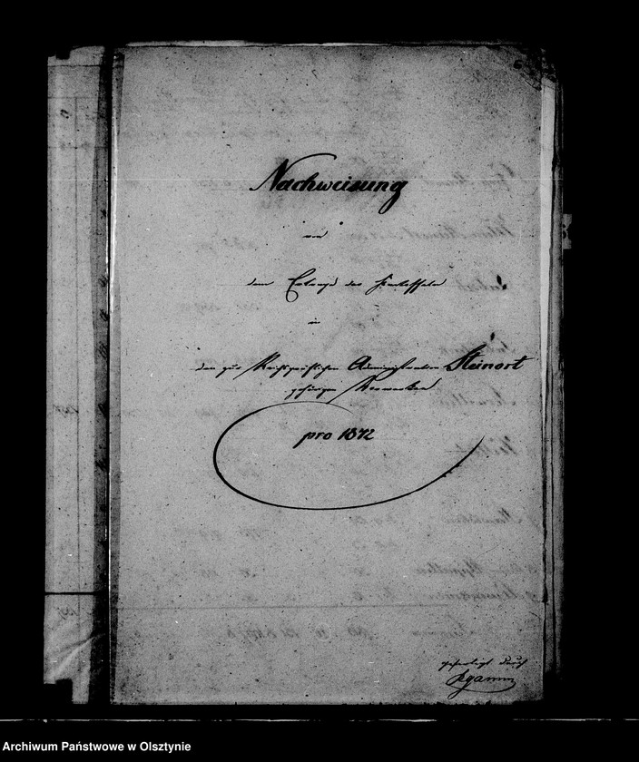 image.from.unit.number "Nachweisung der Erträge an Kartoffeln in den zur Administration Steinort gehörigen Vorwerken"