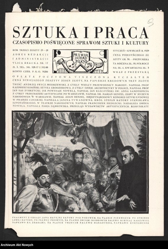 image.from.unit.number "Druki dotyczące zagadnień teatru, filmu i radia, m.in. edpomnirnis H. Modrzejewskiej, artykuł o T. Boy