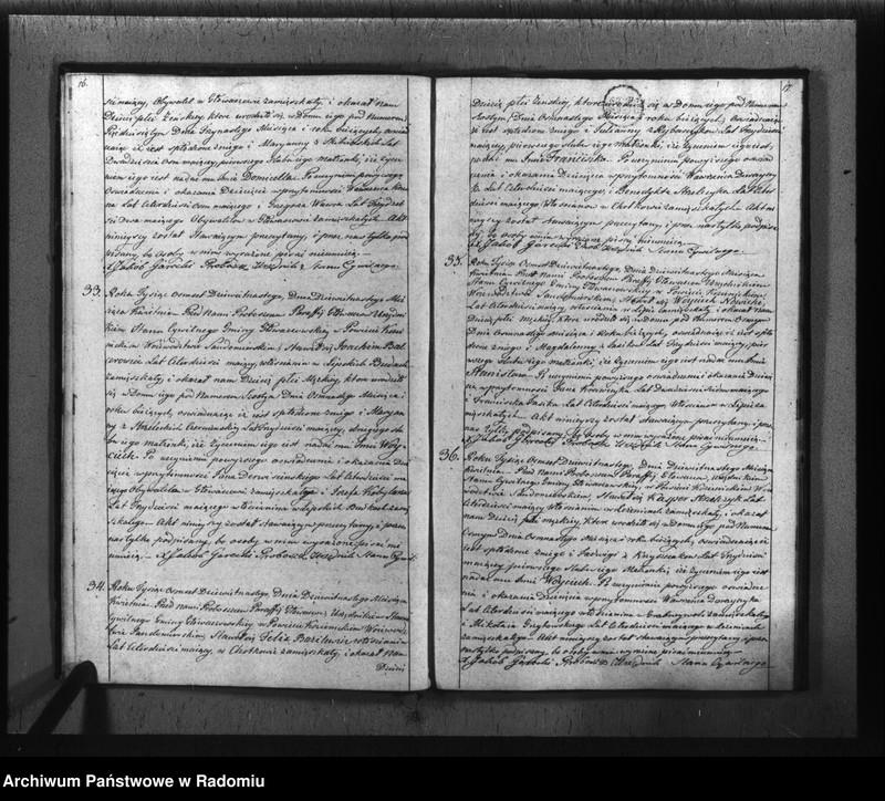 image.from.unit.number "Księga akt cywilnych gminy Głowaczew na rok 1819"