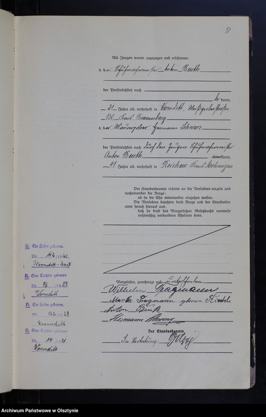 image.from.unit.number "Heirats-Haupt-Register Nr 1 - 26"