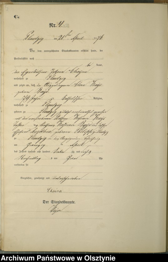 image.from.unit.number "Sterbe-Haupt-Register Nr 1 - 13"