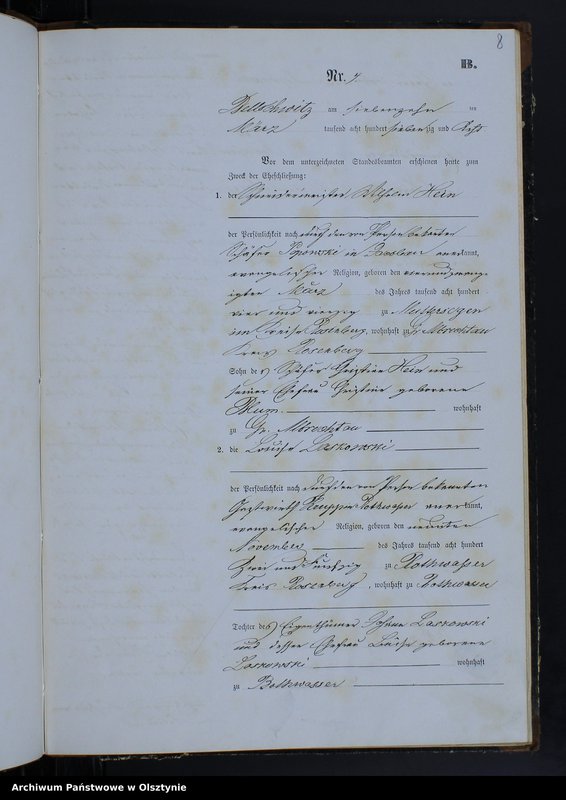 image.from.unit.number "Heiraths-Neben-Register Nr 1 - 20"