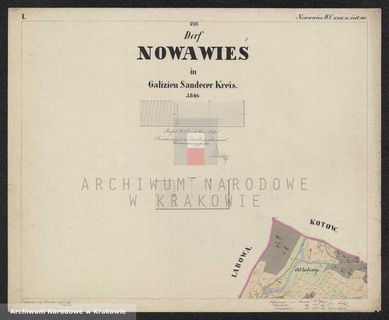 image.from.unit.number "216 Dorf Nowa Wieś in Galizien Sandecer Kreis"