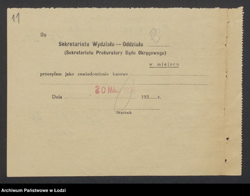 Obraz 13 z jednostki "Szaja Kuperwasser, Abram Juda Wagensberg, Dawid Zełman Urbach, Moszek Joskowicz, Lejbus Wajnberg- sprzedaż towarów włókienniczych własnego wyrobu"