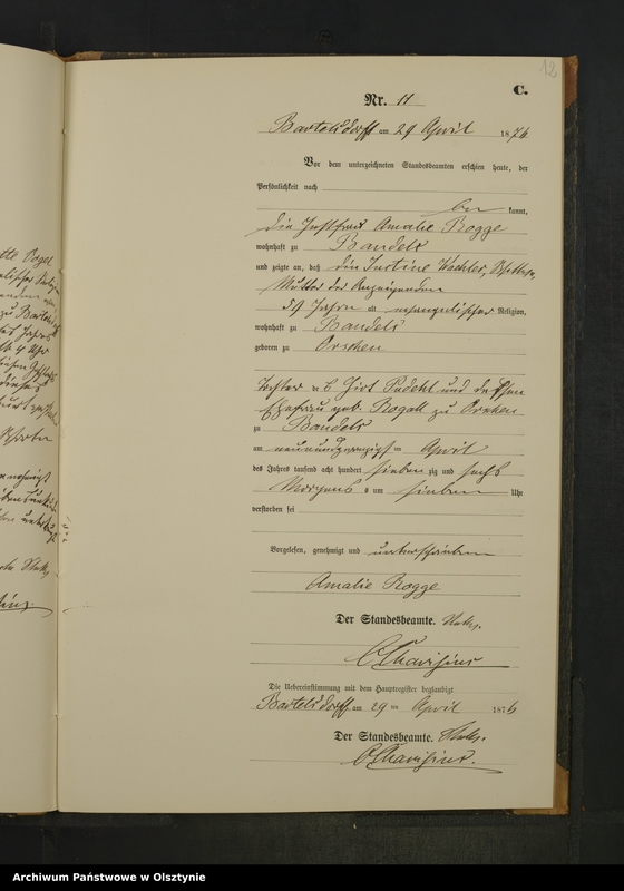 image.from.unit.number "Sterbe-Neben-Register Nr 1 - 46"