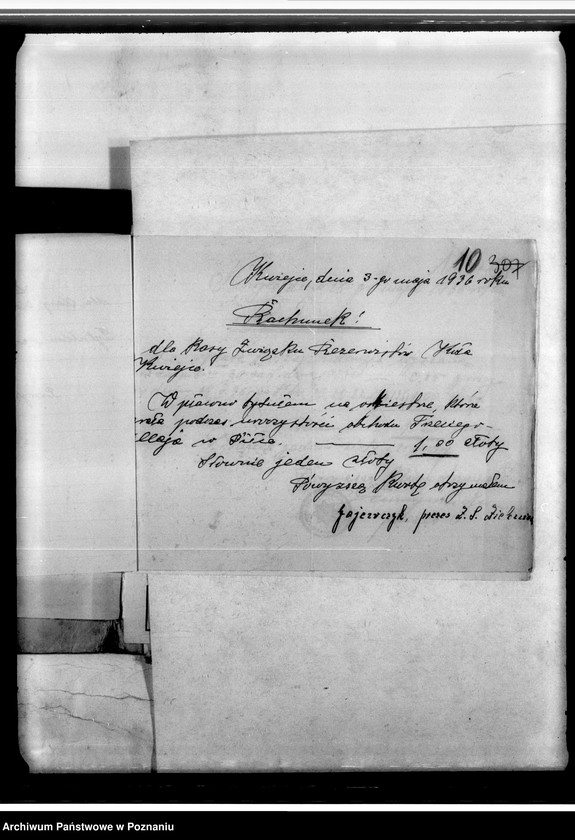 Obraz 14 z jednostki "Dowody rozchodu Związku Rezerwistów- Koło Kwiejce, powiat Czarnków"