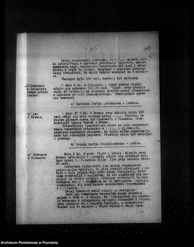 Obraz 9 z jednostki "Sprawozdania sytuacyjne tygodniowe za czas od 3 sierpnia do 30 sierpnia 1928 r."