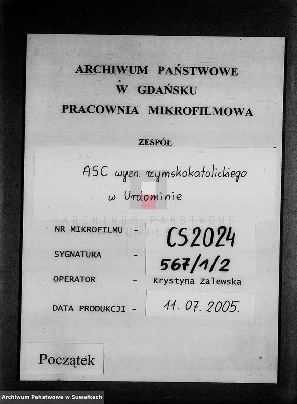 Obraz 1 z jednostki "Kniga duplikat aktov graždanskogo sostojanija urdominskogo R. K. prichoda o rodivišichsja, brakosočetavšichja i umeršich v 1896 godu"
