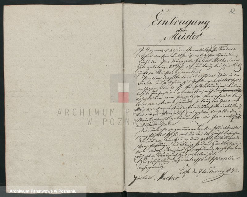 image.from.unit.number "[Protokolarz cechu krawców w Lesznie]. Wpisy uczniów, wyzwolin, rejestry dochodów i rozchodów"