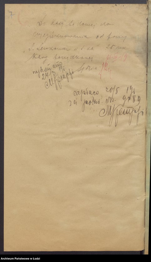 Obraz 9 z jednostki "Szyja Lewkowicz i S-ka – eksploatacja stolarni mechanicznej"