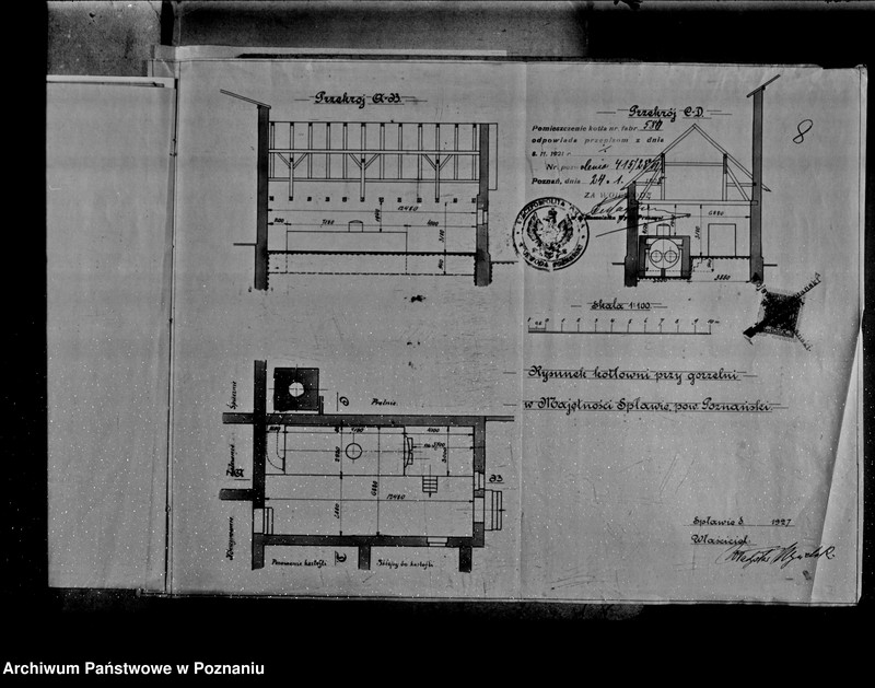 Obraz 12 z jednostki "Gorzelnia rolnicza w Spławiu powiat poznański hr. Mycielski nr woj. 298"
