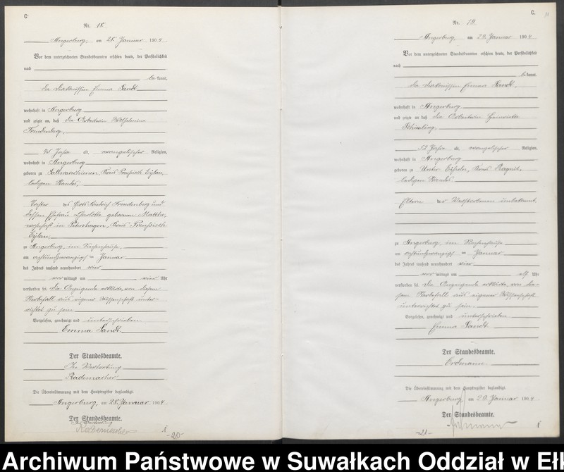 image.from.unit.number "Sterbe-Neben-Register des Preussischen Standes-Amtes Angerburg Kreis Angerburg"