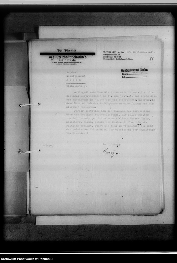 Obraz 15 z jednostki "Allgemeiner Schriftverkehr"