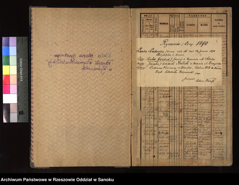 image.from.unit "Księga urodzeń z miejscowości Rymanów"