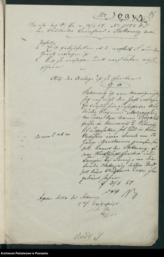 Obraz 19 z jednostki "A. betr. Leonhard von Sakowicz"