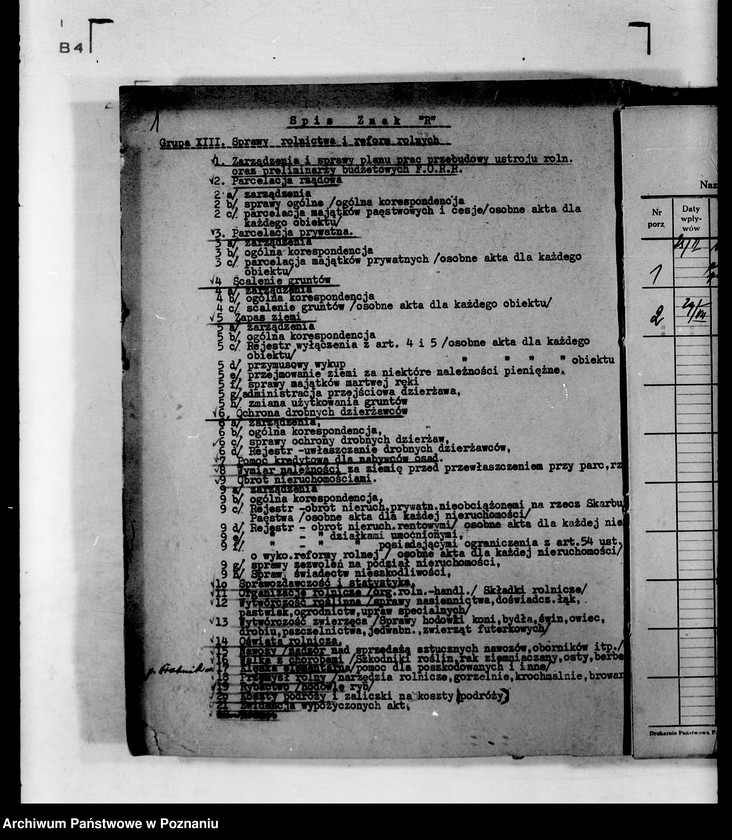 Obraz 5 z jednostki "Spis spraw znak,,R