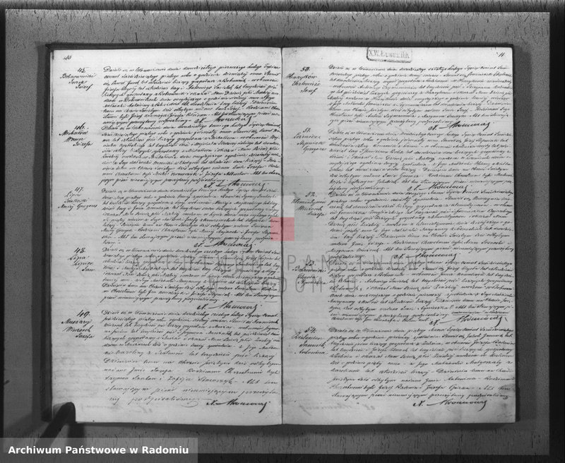 image.from.unit.number "[Duplikat akt urodzeń, małżeństw i zgonów parafii rzym.-kat. Głowaczów 1865 r.]"