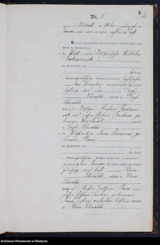 image.from.unit.number "Heiraths-Neben-Register Nr 1 - 19"