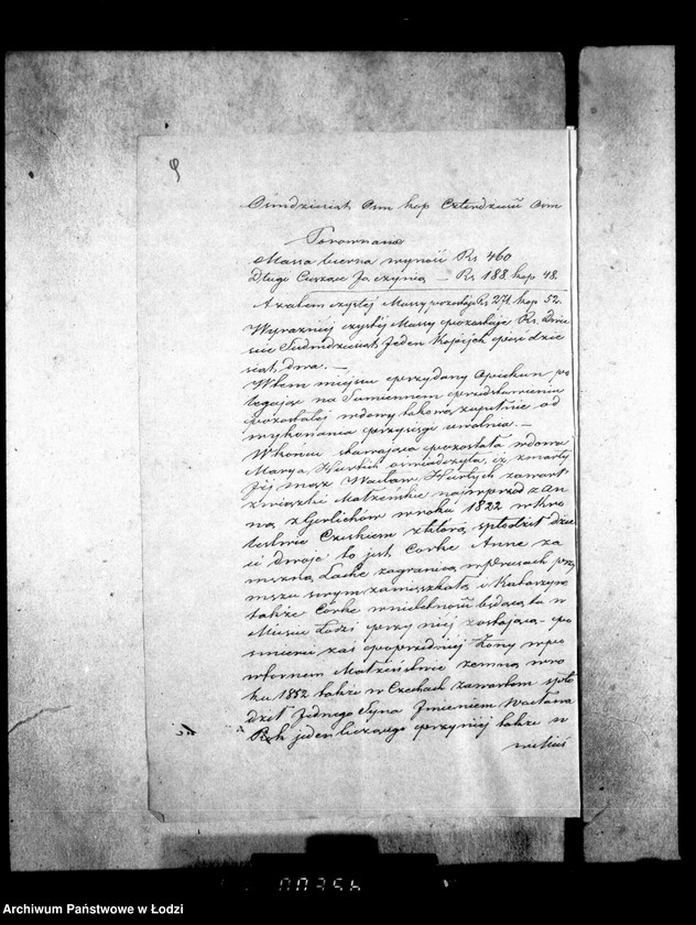 Obraz 13 z jednostki "Akta tyczące się ustanowienia opieki nad nieletnimi i sporządzenia spisu inwentarza pozostałości po zmarłym Wacławie Hurtich"