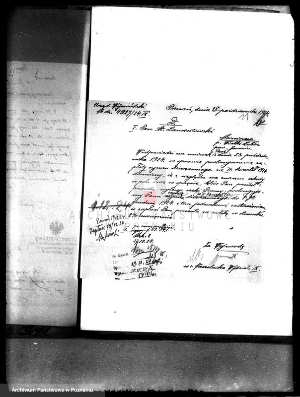 Obraz 15 z jednostki "Akta dotyczące czynszu dzierżawnego majętności Miniszew"