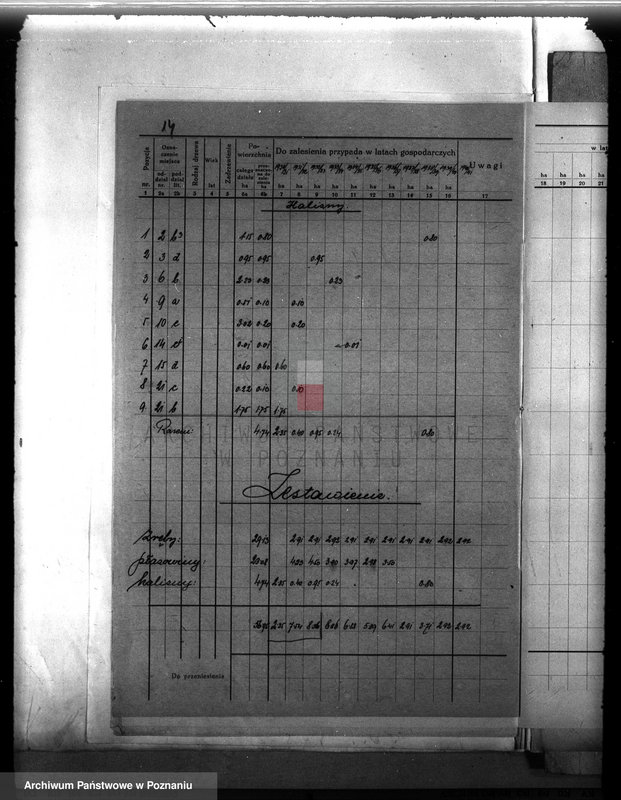 Obraz 18 z jednostki "Plan urządzenia gospodarstwa leśnego dla lasu majętności Śródka w powiecie międzychodzkim 1930-1940"