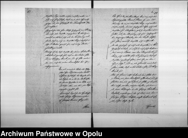Obraz 11 z jednostki "Acta des Magistrats zu Oppeln betreffend die Anforderung des Magistrats zu Brieg wegen der Cur-Kosten des mit der Krätze angeblich behafteten Schneidergesellen Joseph Bauer aus Dittmaringen in Baiern im Betrage von 7 rtl. 11 pfg."
