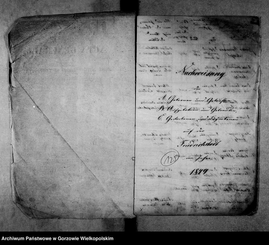 image.from.unit.number "Duplikate der Kirchenbücher von Wepritz (Wieprzyce) und Friedrichstadt (przedmieście Gorzowa Wielkopolskiego), Giesen (Jeże) und Bergenhorst"