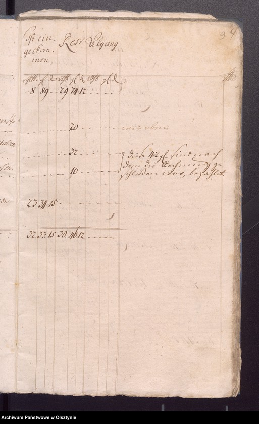 image.from.unit.number "Kobultische Kirche-aller Einnahme und Ausgabe-wie auch Bau-Rechning"