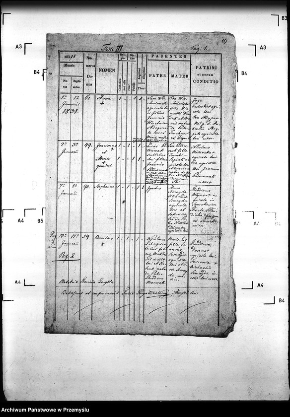 Obraz 14 z jednostki "[Kopie ksiąg metrykalnych parafii Gładyszów z filią Wirchnia (dekanat Gorlice)]"