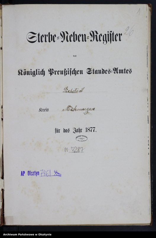 image.from.unit.number "Sterbe-Neben-Register Nr 1 - 105"