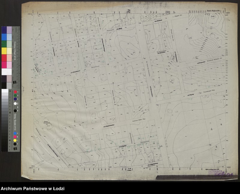 Obraz 1 z jednostki "Plan miasta Rudy Pabianickiej Sekcja 31"