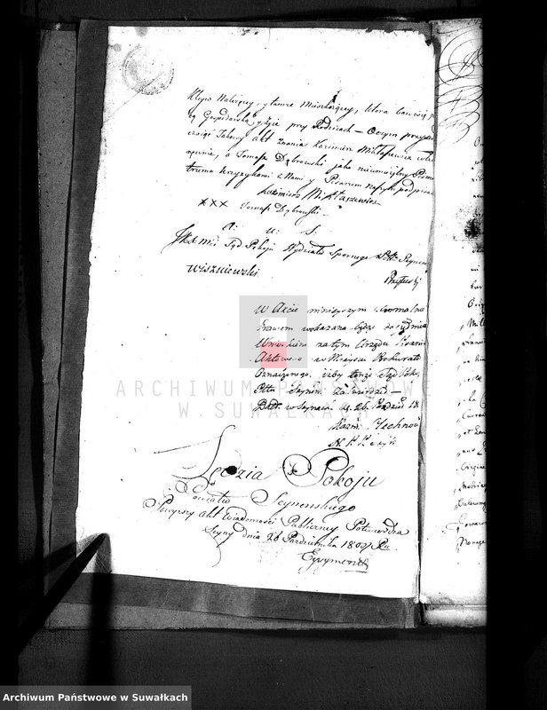 image.from.unit.number "Akta Stanu Cywilnego wyznania Rzymsko-Katolickiego w Sejach [Dokumenty do akt małżeństw]"