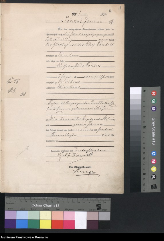 Obraz 3 z jednostki "Księga zgonów"