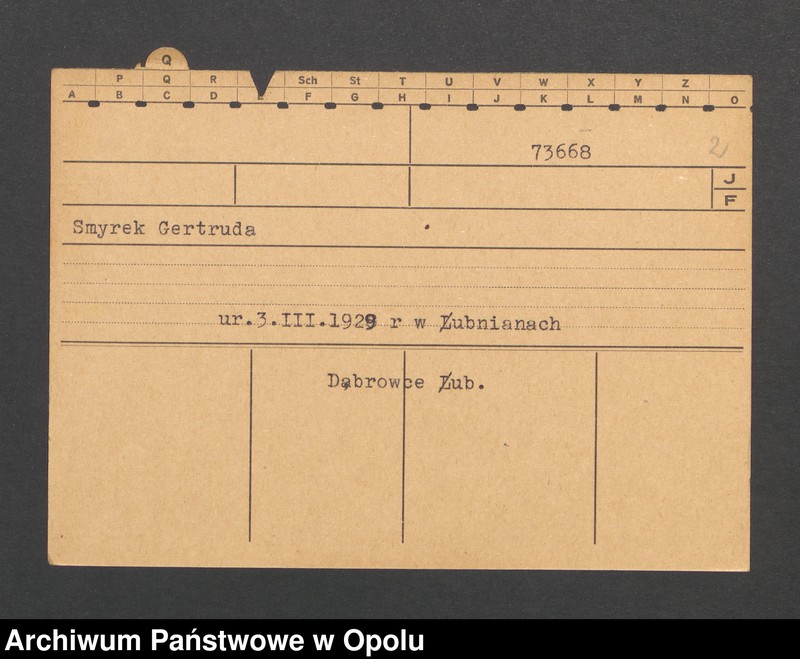 Obraz 4 z jednostki "[Wrobel Martha, ur. 21.12.1872 Jarischau]"